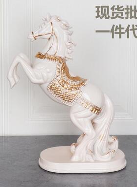 树脂马家居到摆件马成功马中家居式饰品客厅玄关办公室跃LX-174开