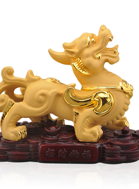 高端办公室旺财小貔貅沙金家里门市店铺桌面收银台招财工艺品