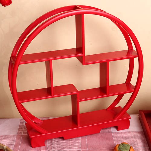 订婚仪式糕点摆台结婚甜品台生日甜点周岁展示架摆盘中式博古架 - 图2