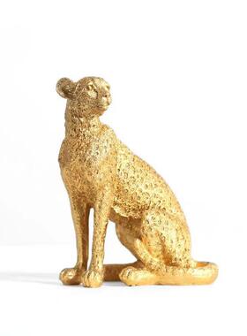 简约现代金豹托盘搭配软装搭配装样板间售楼处软装饰品摆件