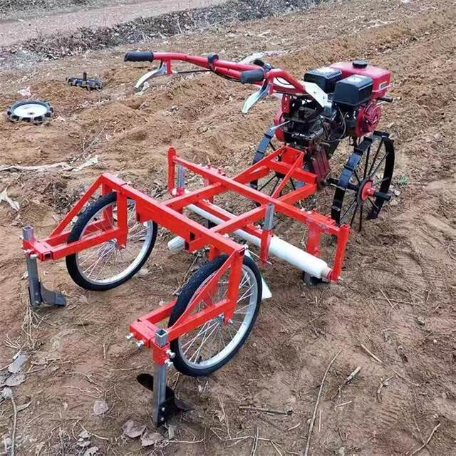 Tobacco cured potato sweet potato seedling plant protection coating machine Household high ridge gasoline mulch machine Agricultural pepper coating machine