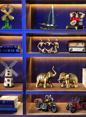 现货速发酒柜装饰品摆件轻奢客厅高端大气上档次简约玄关装饰品