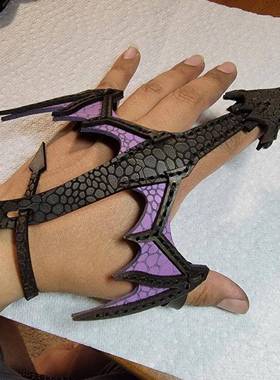 【深圳现货】 独立站爆款Leather Hand Dragon bracelet皮革手龙