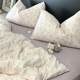 Class A full cotton double layer yarn four-piece set mother and baby grade fresh small floral pure cotton three-piece set bed sheet style