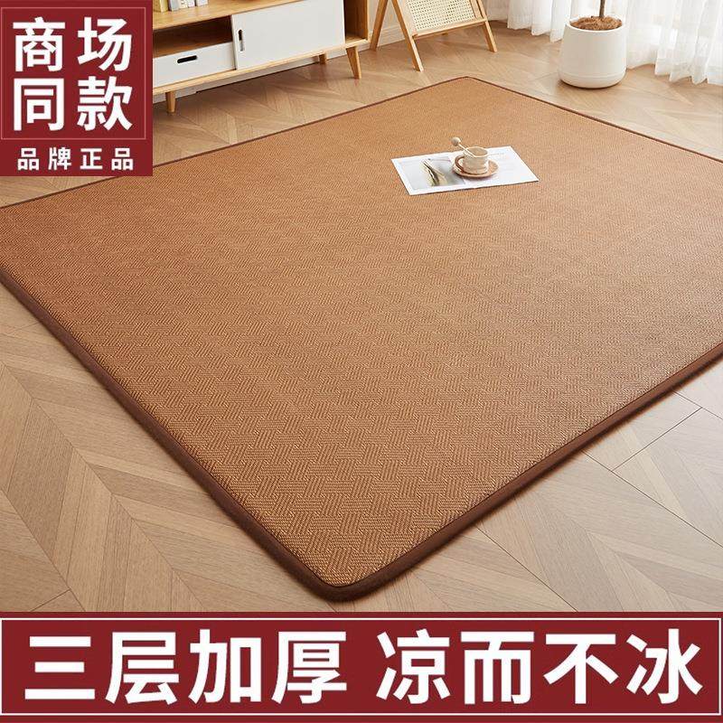 凉席地垫床垫睡觉打地铺2025新款学生藤席软垫家用榻榻米垫子,淘宝优惠券,粉丝福利购,淘宝优惠卷
