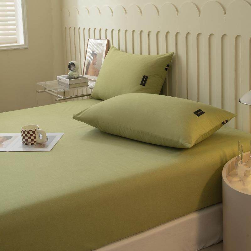 加厚磨毛床笠保护套日式纯色床罩全包家用双人席梦思床垫套南通,淘宝优惠券,粉丝福利购,淘宝优惠卷