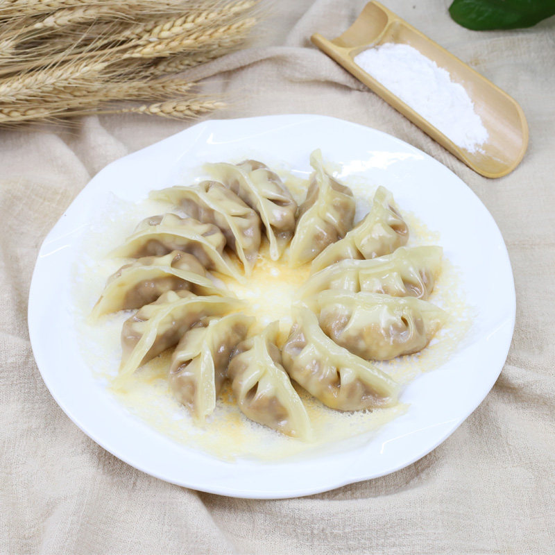 整箱 猪肉大葱蒸煎饺 早餐饺子速冻玉米蔬菜香菇猪肉商用小吃锅贴