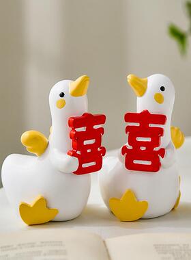 可爱桌面摆件小物件办公室卡通情侣闺蜜女朋友生日结婚礼物送新人