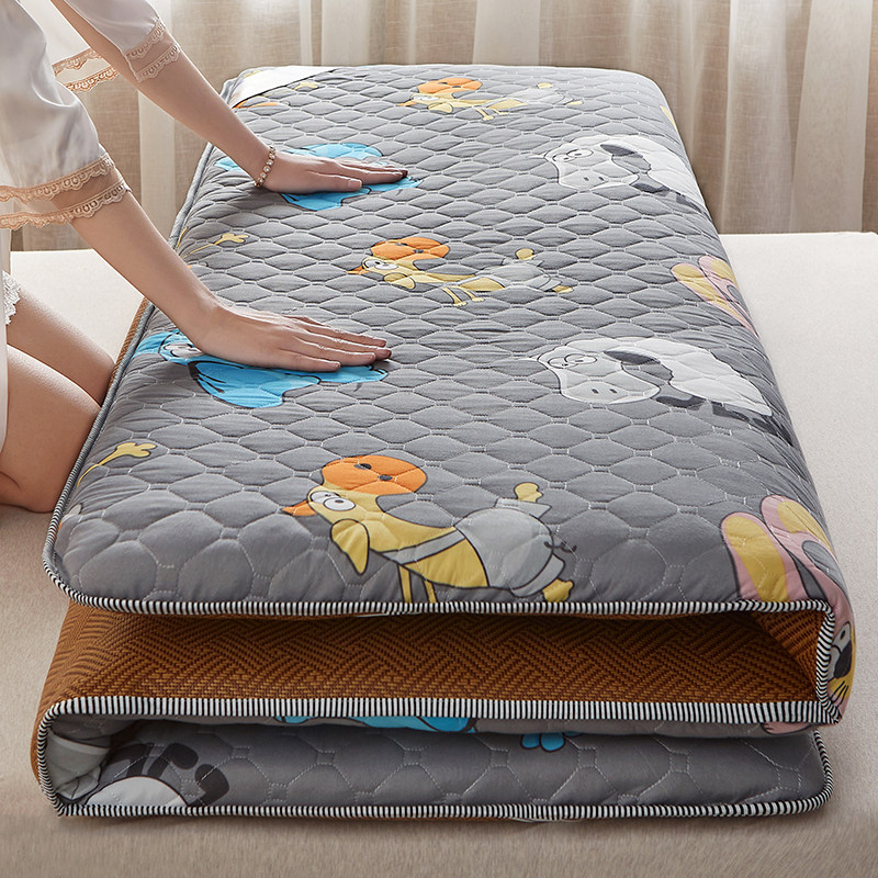 加厚冰丝藤席学生单双人凉席床垫0s.9m1/1.2/1.35/1.5X1.9/1.8X2 - 图2