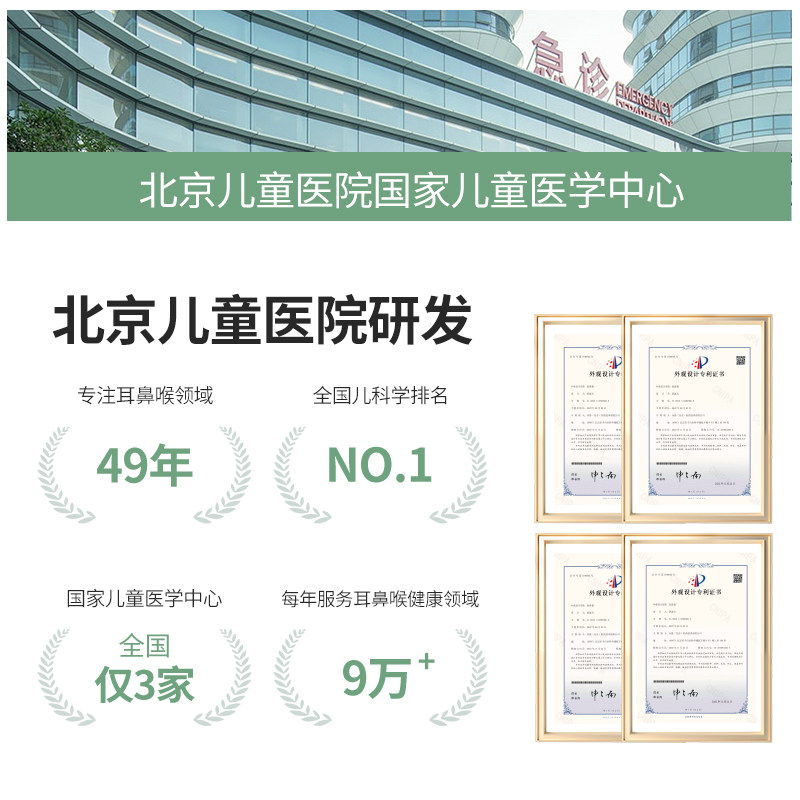 医用级电动负压式洗鼻器儿童鼻炎鼻腔冲洗鼻窦炎过敏性医院同款吸