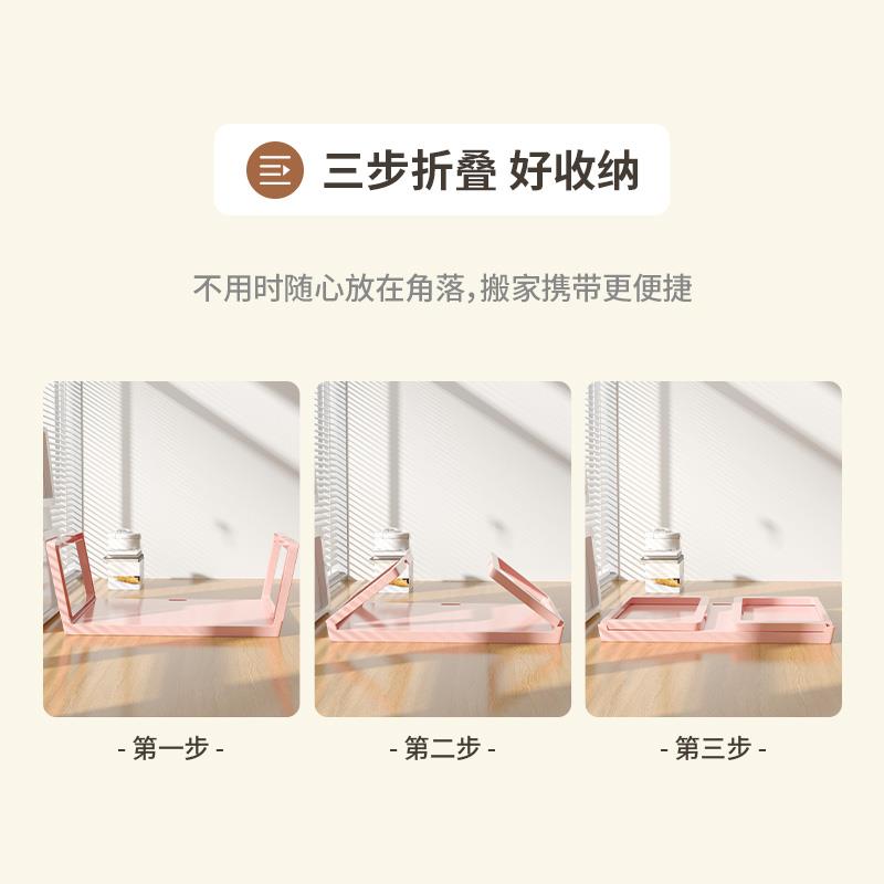 飘窗小桌子家用可折叠茶几卧室床上炕桌炕几榻榻米茶台桌窗台矮桌 - 图2