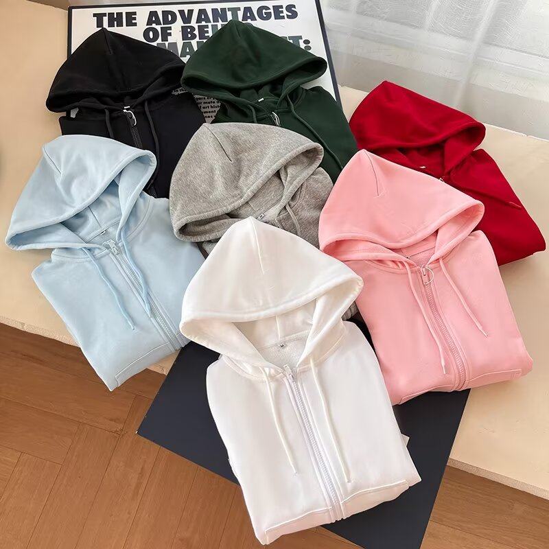 日单多巴胺春秋新款女装运动拉链连帽休闲短外套长袖卫衣484236,淘宝优惠券,粉丝福利购,淘宝优惠卷