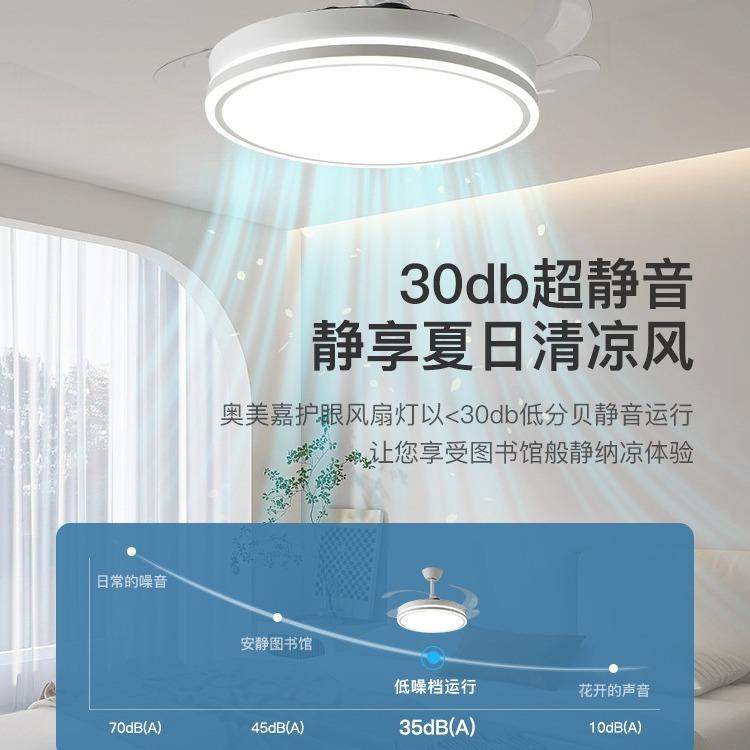 隐形风吊扇灯扇灯电扇家餐厅客厅205新款一体现代用简约吸顶2吊灯,淘宝优惠券,粉丝福利购,淘宝优惠卷