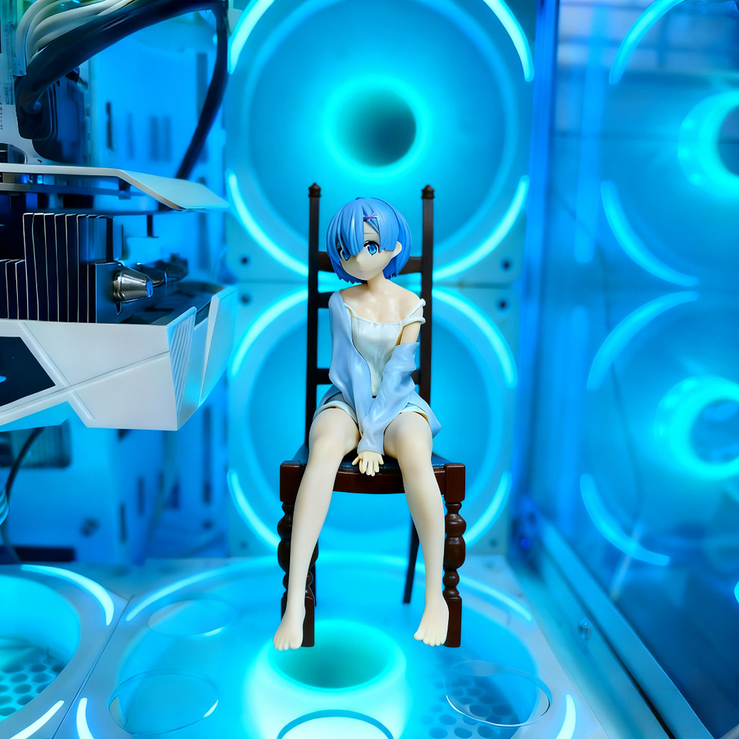 Rem Figure Rem Figure Case Hand Figure Case Ornament Sea View Room Figure Computer Ornament Case Decoration