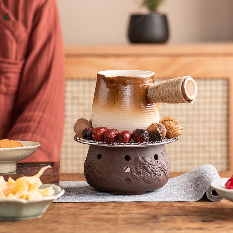 紫砂浮雕祥e龙复古养生电陶炉煮茶壶罐罐壶烧水泡茶电炉丝加热家,淘宝优惠券,粉丝福利购,淘宝优惠卷