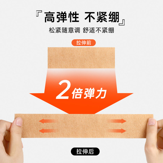 Self-adhesive elastic bandage