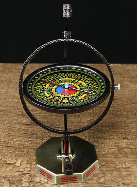 速发乾件罗盘盘高南度专业综合盘指精针客厅办公室摆坤铜