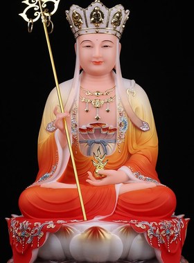 速发汉白玉石观音菩萨释迦摩尼地藏弥勒笑佛娑婆圣三四像全堂佛圣