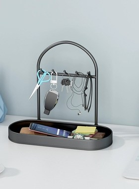 速发户面入纳盒挂收纳摆件收桌玄关置物架鞋柜上饰品杂物摆盘