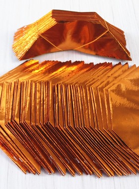 速发大号金元宝祈福半愿金箔元宝金条还成品元宝折叠纸一份500个