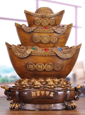 速发招财大号金元宝饰件财富节节高客厅电视柜新房乔物礼迁家居装