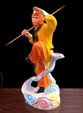 速发新款神奉齐天大圣悟空像家用供猴树脂摆件美像王斗战胜佛像