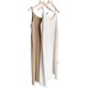 ກະໂປງຍາວ suspender 2022 chiffon backless commuting