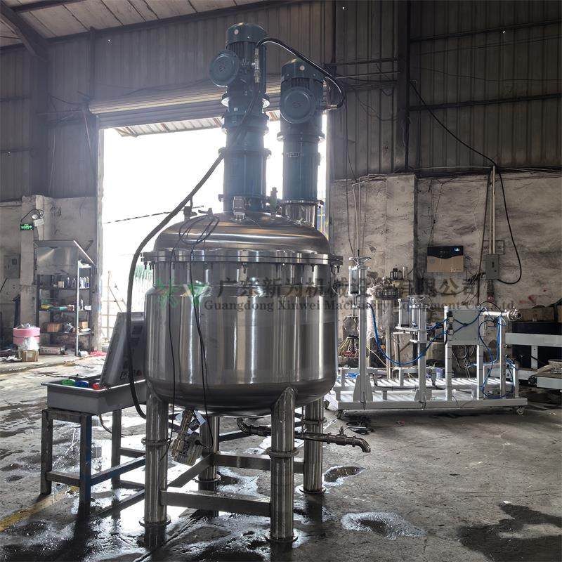 厂家直销新款液体搅拌机 双层加热搅拌罐 洗发水日化混合设备,淘宝优惠券,粉丝福利购,淘宝优惠卷