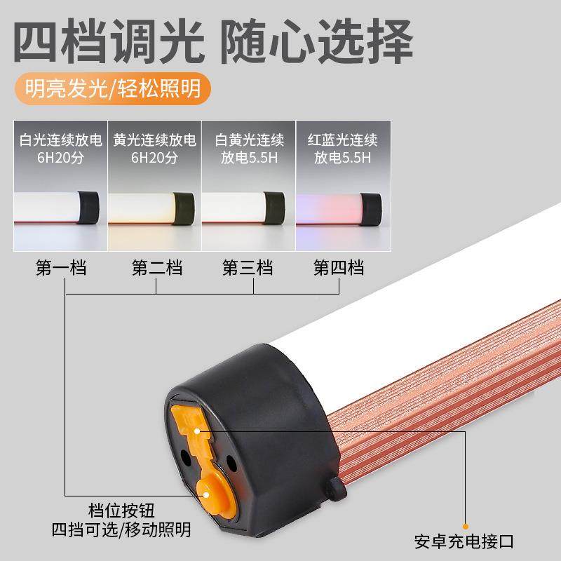 便携led灯管应多功能充电急照明管灯管户外露营能夜市摆49610摊灯,淘宝优惠券,粉丝福利购,淘宝优惠卷