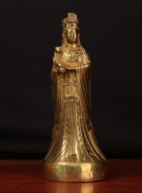 铜妈祖铜妈祖如意妈祖家居办公室铜妈祖摆件