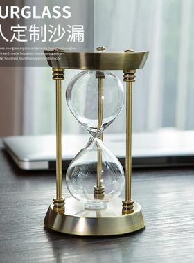 可以自己装沙的diy定制自制沙漏空瓶计时器生日礼物创意家居摆件