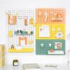 Wall-mounted wrought iron hole f-board storage rack wall-mounted wall shelf punching board entry entrance storage rack