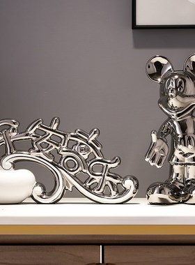 速发玄关摆件高级感客厅电视柜平安喜轻饰品乐奢居装乔迁新软礼品