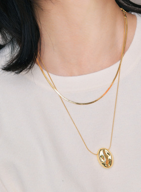 【明星同款】ChillTalent流心水滴项链时尚百搭气质长项链毛衣链