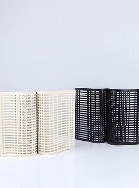 极简奢网格属金假书摆公件办公室书桌家居软QSP装饰轻品创意办摆