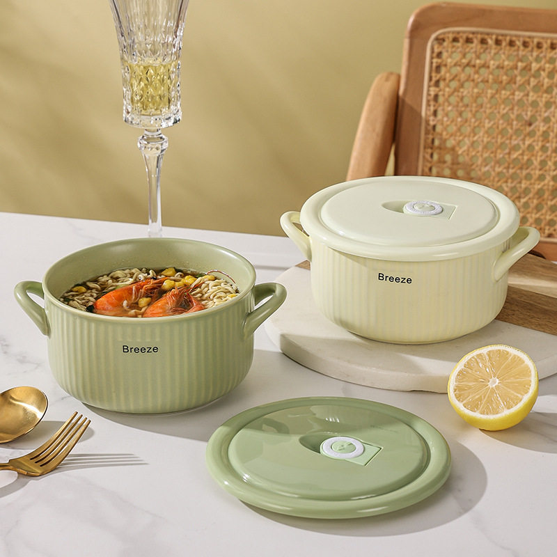 活力印象泡面碗带盖陶瓷宿舍用学生泡面杯可微波家用面碗饭盒饭碗,淘宝优惠券,粉丝福利购,淘宝优惠卷