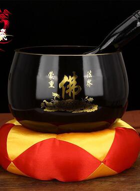 日式道具用心品法器佛具铜庆罄纯铜经豆瓣铜磬铜BZB铜钵佛音碗修