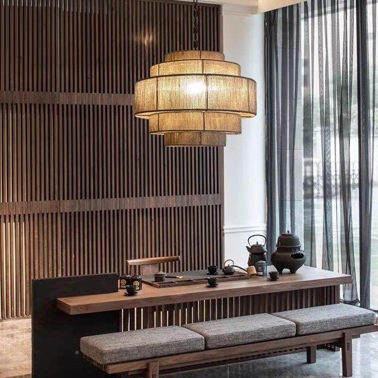 波西米亚复古麻绳灯吊创意手客厅卧室日式藤古藤阁灯吊编灯艺术工,淘宝优惠券,粉丝福利购,淘宝优惠卷