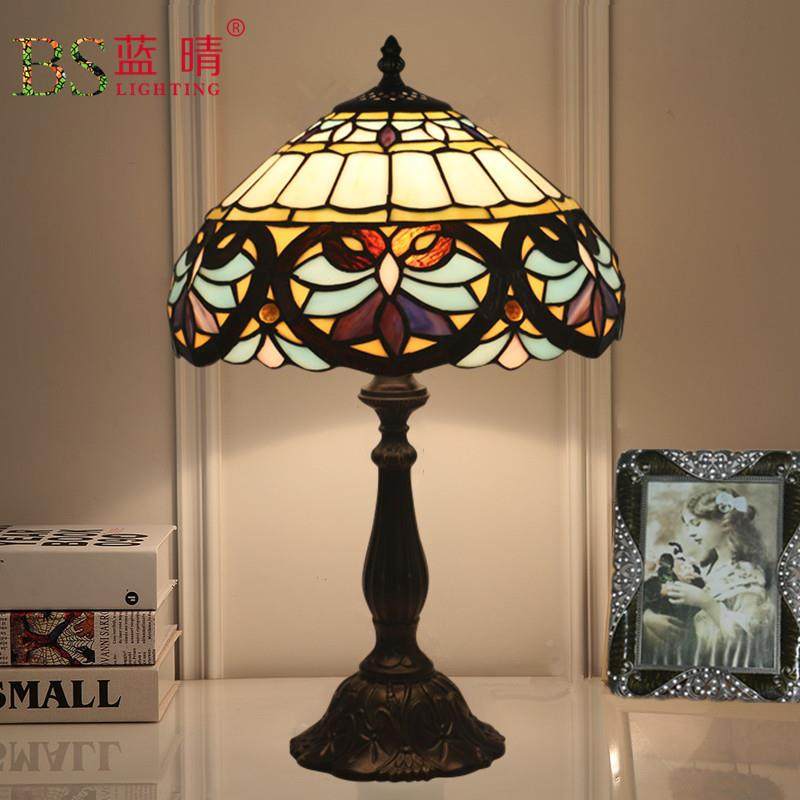 直销12式英寸蒂凡式尼台灯欧蒂凡尼巴美韩式日式东南床亚复古创意,淘宝优惠券,粉丝福利购,淘宝优惠卷