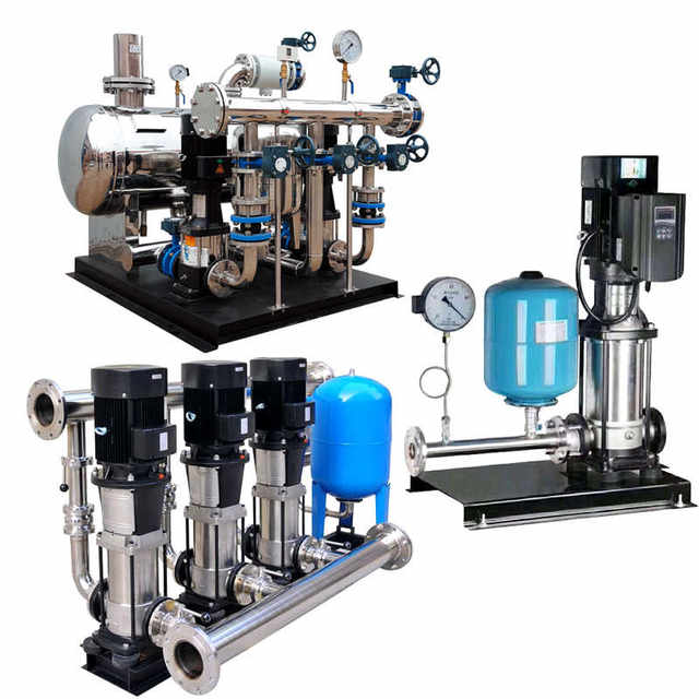 Negative pressure variable frequency water supply equipment, residential high-rise constant pressure water supply system, tap water secondary pressurization domestic water pump