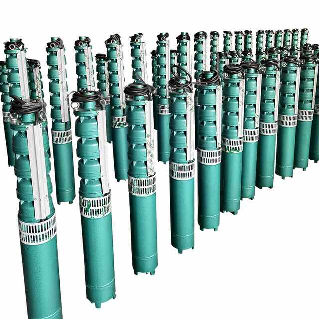 Deep well pump submersible pump 380V sprinkler irrigation high lift deep water pump three-phase high pressure pump irrigation 110kw250qj