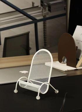 创意手机架桌面懒人支架 可爱手机椅子支架 手机通用