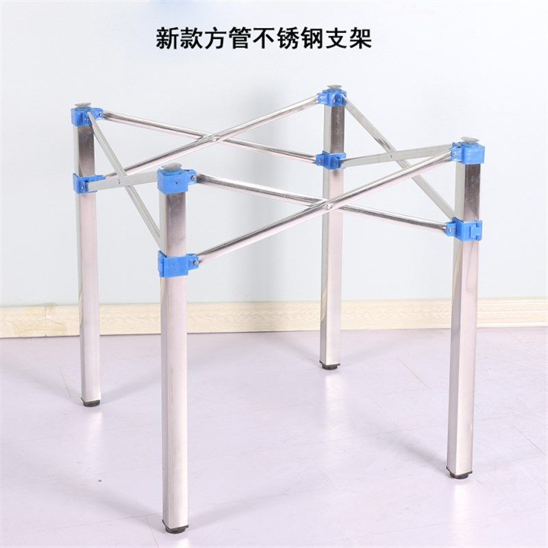 折叠桌腿c支架不锈钢桌脚餐台脚可调置物架玻璃台脚大圆桌金属桌,淘宝优惠券,粉丝福利购,淘宝优惠卷