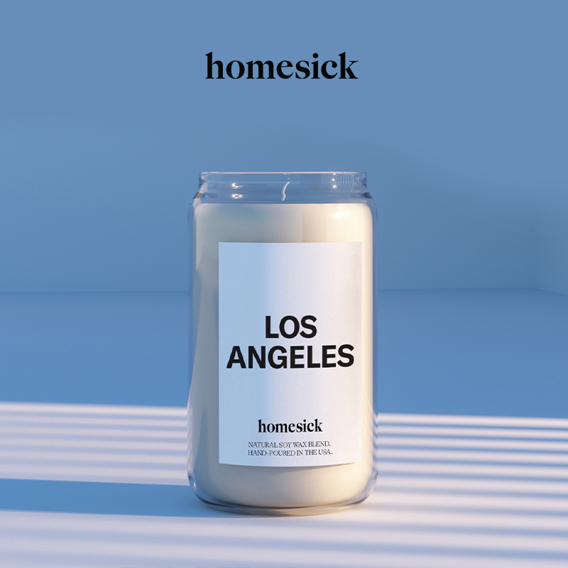 【618现货】HOMESICK蜡烛香氛 Los Angeles洛杉矶香薰女生卧室 - 图1