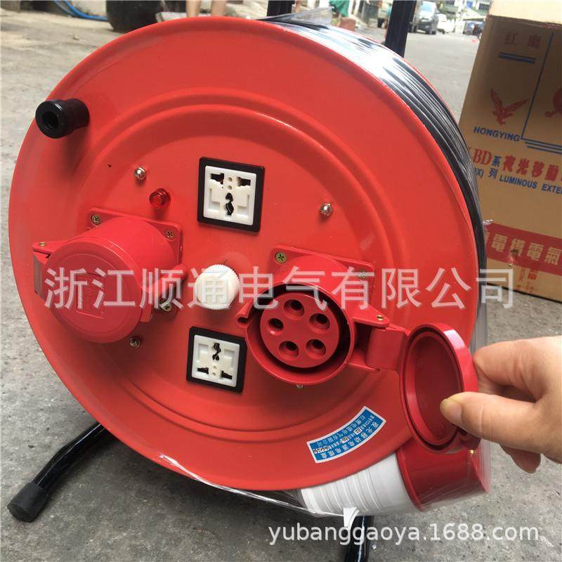 手提移动电缆盘YXGBD-B夜光带灯移动电源线缆盘3D*6㎡+2/32AL380,淘宝优惠券,粉丝福利购,淘宝优惠卷