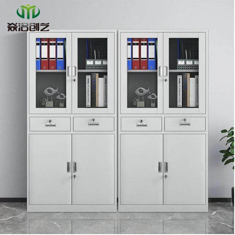 钢制文件玻柜加铁TPG-010皮带抽屉铁皮柜璃门带锁档案柜会计凭证,淘宝优惠券,粉丝福利购,淘宝优惠卷