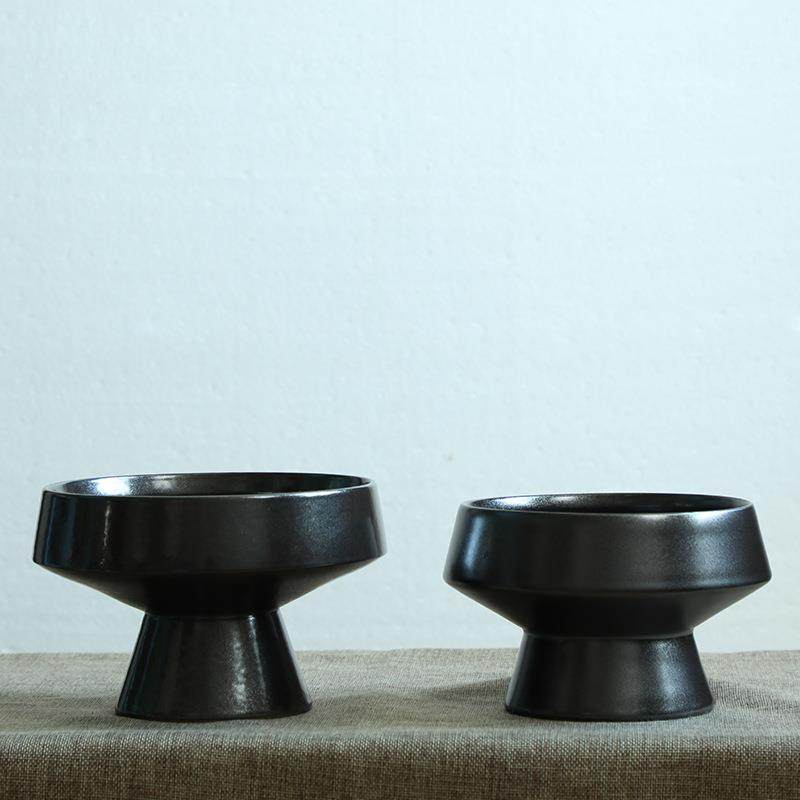 德镇VGU陶瓷小花台瓶新中剑式山花器面花插景复古花瓶摆件果盘装,淘宝优惠券,粉丝福利购,淘宝优惠卷