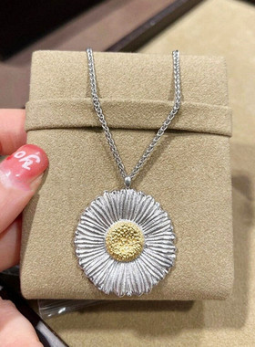 白金色恶魔之眼小众轻奢项链