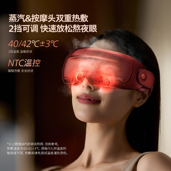 Philips eye massager, eye protection and moisturizing device to relieve fatigue, mist steam eye mask, beautiful eye treasure, New Year gift