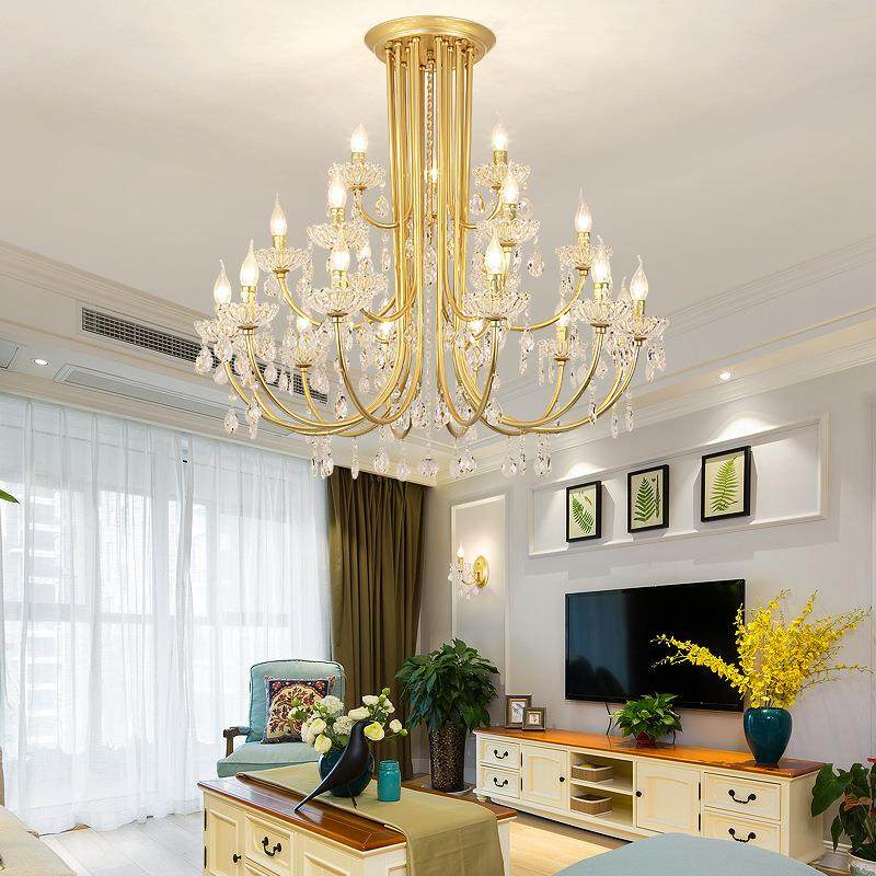 美式复古铁艺吊灯轻奢创意水晶灯客餐厅卧室灯个性服装店蜡烛灯具,淘宝优惠券,粉丝福利购,淘宝优惠卷